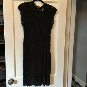 Velvet by Graham & Spencer black lace dress